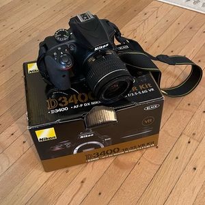 Nikon Camera D3400 (18-55mm AF-P DX VR lens Kit)